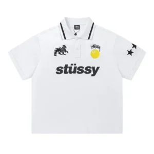 Polo White Stussy